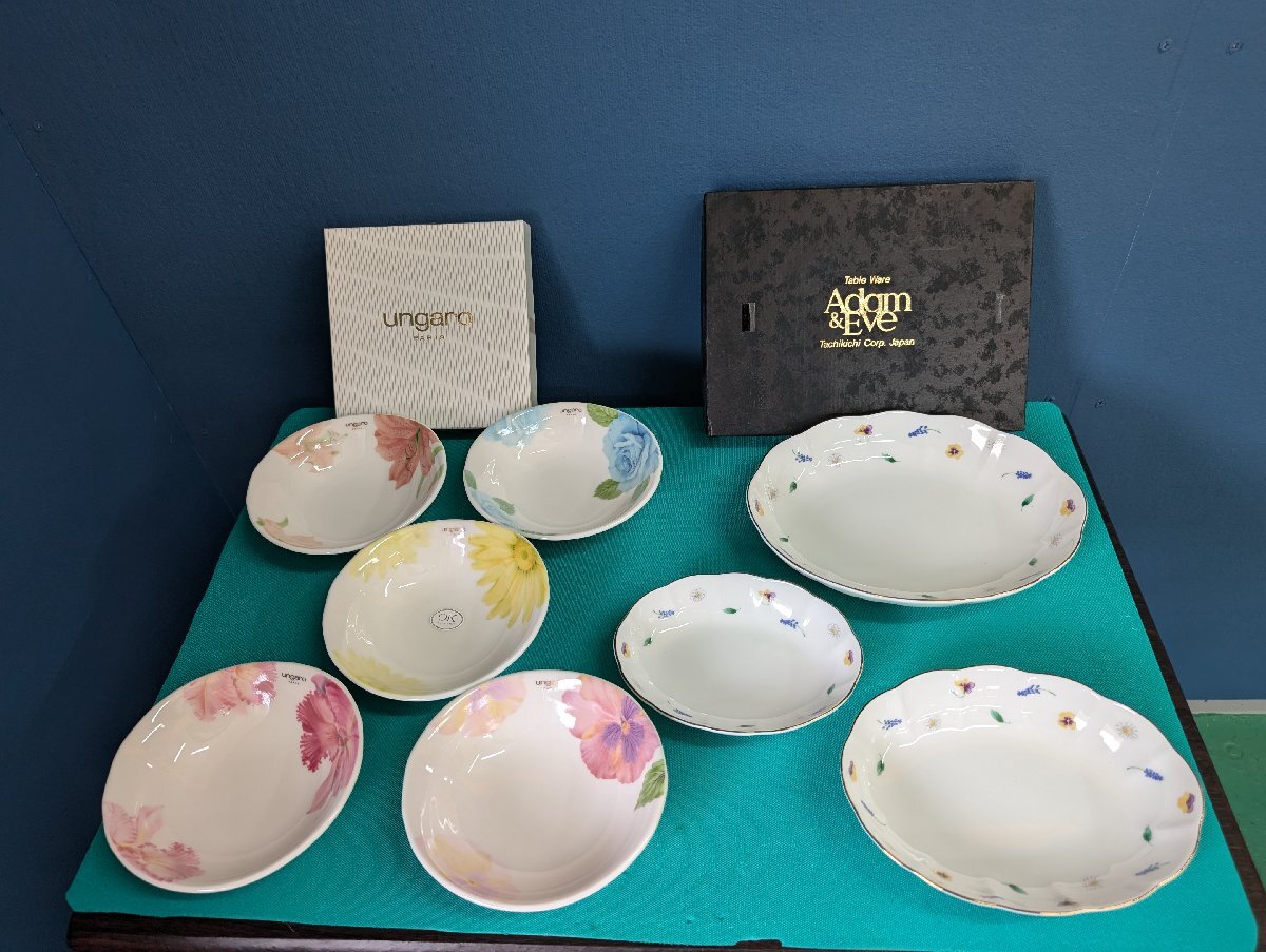 未使用長期保管品★たち吉★パンセ★トリオプレート★947-472/ungaro★ファイブボールセット★U-1212★セット★皿拍卖