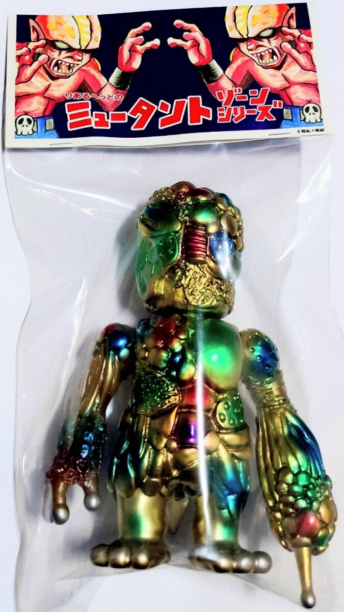 激レア★リアルヘッド 真頭玩具 REAL HEAD【ミュータントカオス】ゴールドバージョン 検索)アトム A アマレスラー スカルトイズ ゴッコ堂拍卖