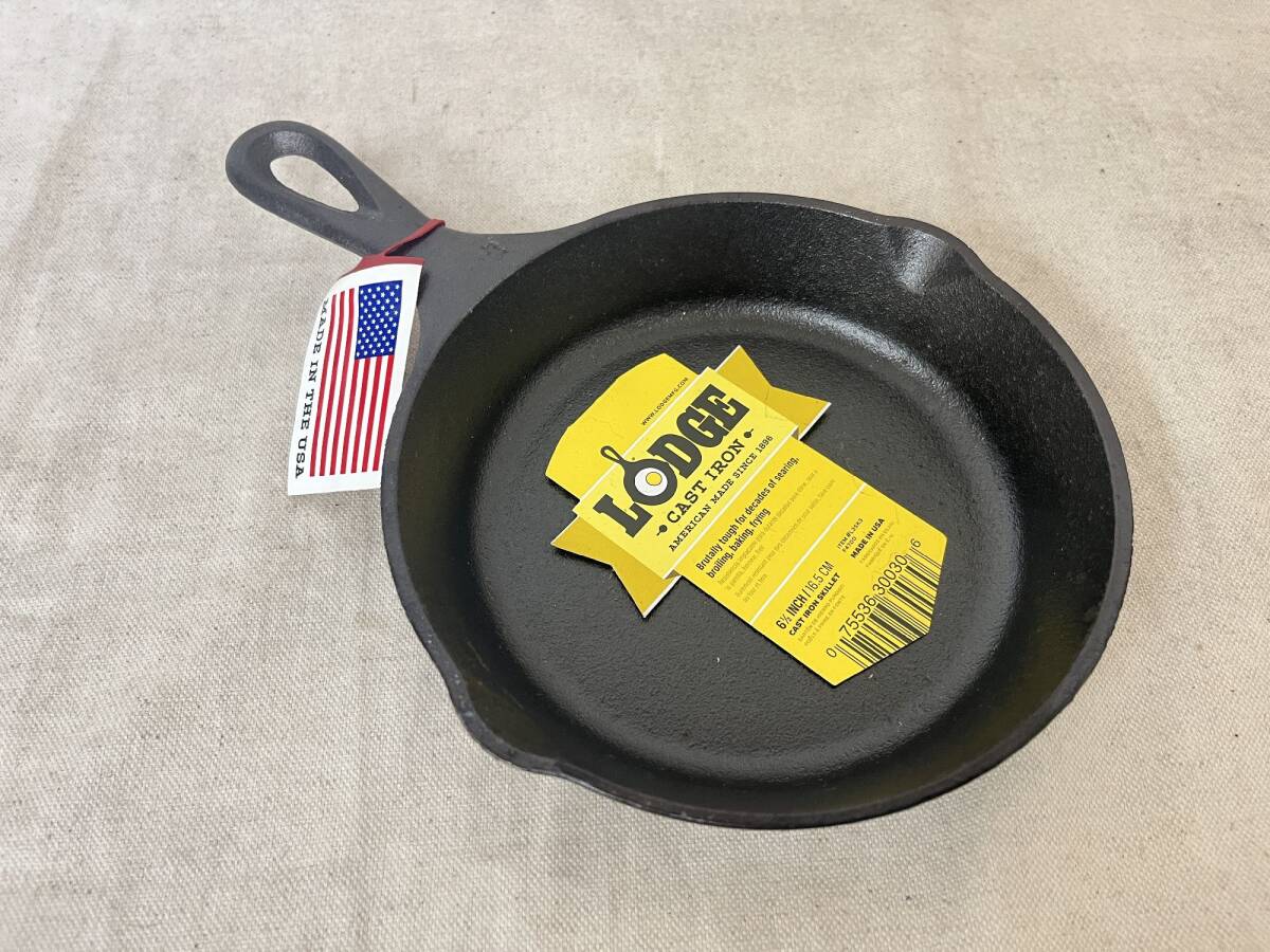 ☆未使用 【LODGE】 ロッジ スキレット 6.5インチ=約16.5㎝ ☆彡拍卖