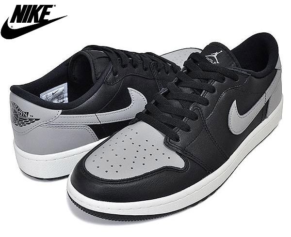 新品 28cm ナイキ エア ジョーダン 1 LOW G ナイキ ゴルフシューズ 黒 グレー ブラック AIR JORDAN ゴルフ 箱付 未使用 正規品 DD9315-001拍卖
