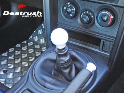 LAILE レイル ジュラコン®・シフトノブ Type-Q45BR M12×1.25P ホワイト インプレッサ WRX STi GVB H19.10~ MT拍卖