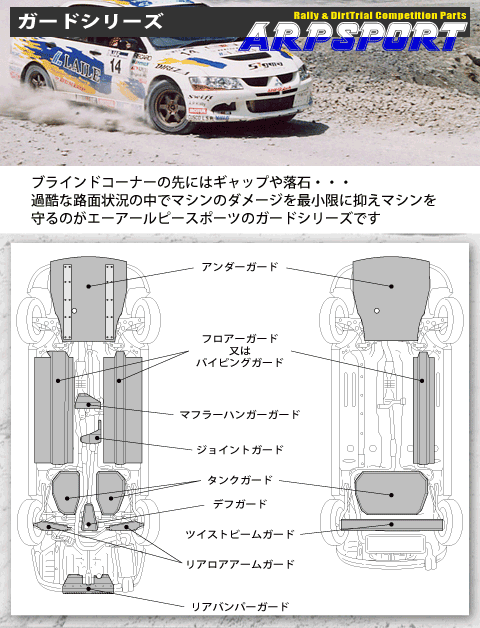 LAILE レイル マフラーハンガーガード ランサー エボリューションVI CP9A H11.1~H13.1拍卖