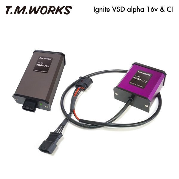 T.M.WORKS イグナイトVSD アルファ16V&CI セット アイシス ZGM11G ZGM11W 3ZR-FAE H21.9~ VH1001拍卖