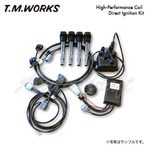 T.M.WORKS ハイパフォーマンスコイル ダイレクトキット シビック EK4 B16A S62.9~H1.12 ディスビキャップ形状確認が必要拍卖