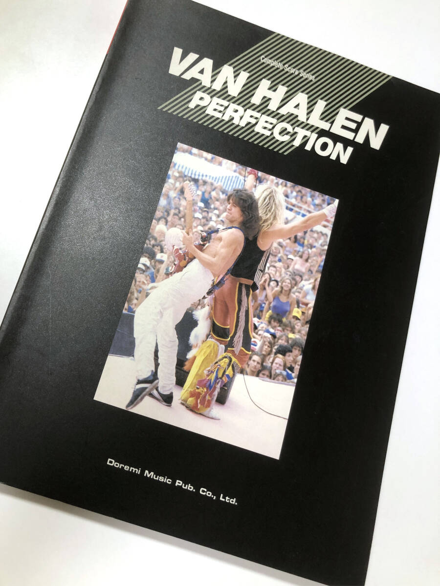 【ヴァン・ヘイレン】VAN HALEN バンドスコア PERFECTION ドレミ楽譜 ギターTAB譜 エディ・ヴァン・ヘイレン 希少【絶版スコア】拍卖