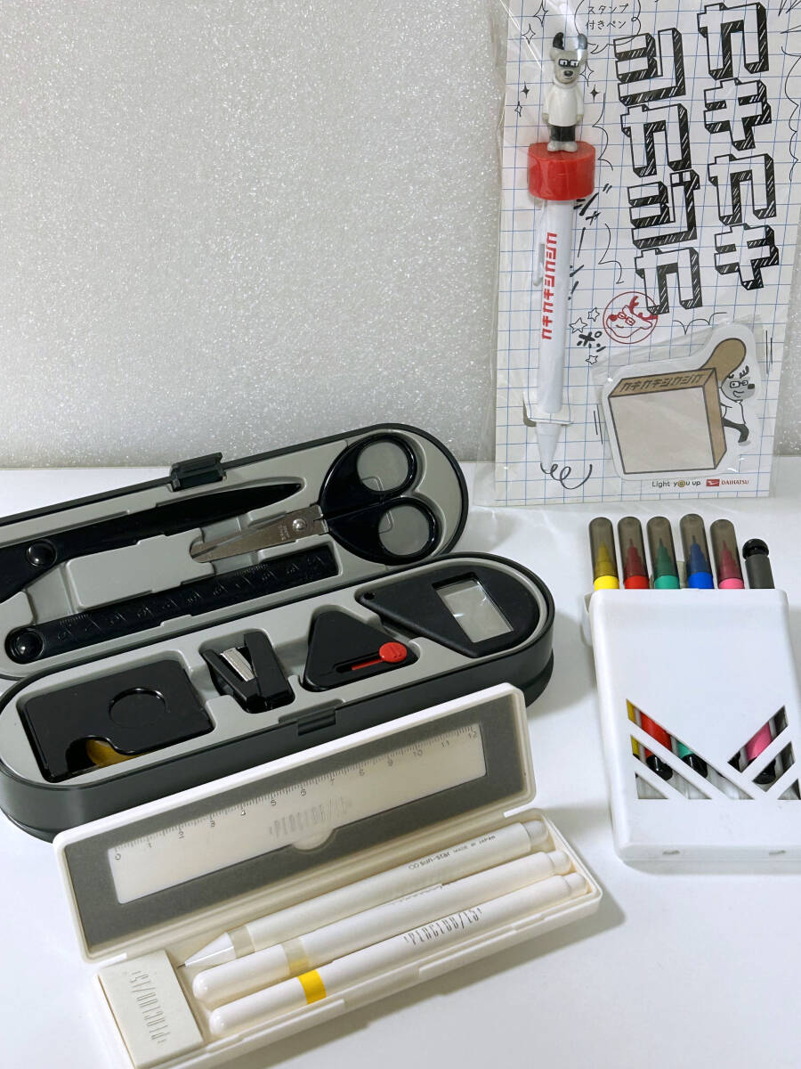 【ステーショナリー 文具セット 未使用】マルチカラーペン / BUNGU-8 / PEN CLUB15 / おまけでカクカクシカジカ【レトロ文具コレクション】拍卖