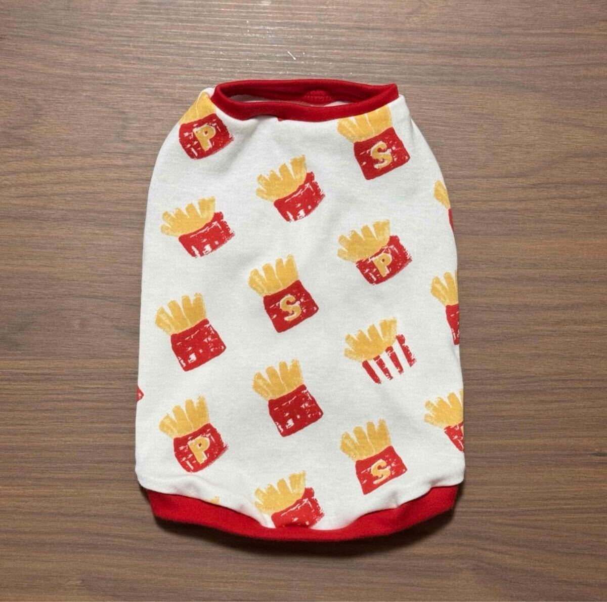 ポテト タンクトップ Sサイズ 犬服 ハンドメイド拍卖