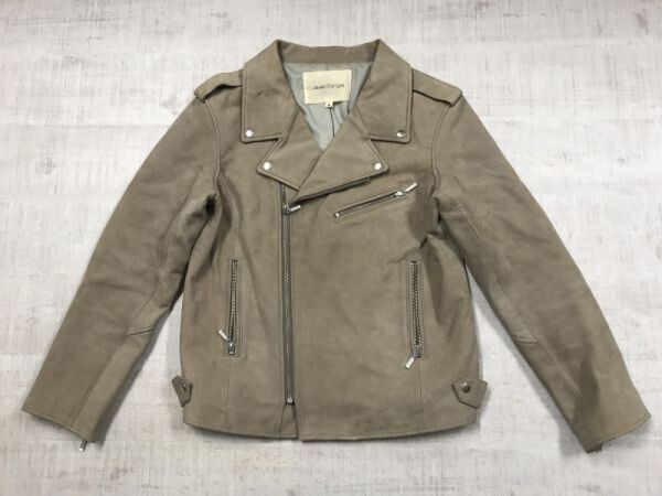 Jewel Changes ジュエルチェンジズ インディースリーズ Y2K ロック ヌバック 羊革 本革 レザー ダブルライダース ジャケット レディース 36拍卖