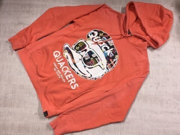 ビーワンソウル B ONE SOUL ダックデュード DUCK DUDE ストリート プルオーバー スウェット パーカー メンズ S ピンク拍卖