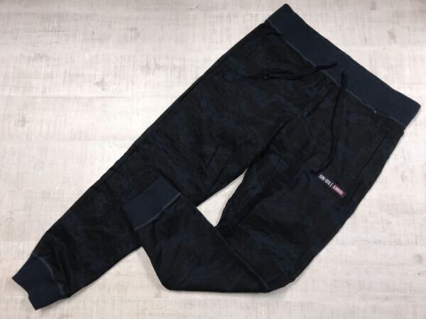 ELKEX エルケクス スポーツ ストリート オーセンティック 古着 裾リブ 迷彩カモフラ スウェット パンツ メンズ ウエスト・ドローコード XL拍卖