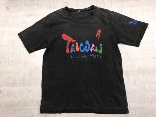 Taiwan 台湾 アジア 亜細亜 スーベニア お土産 ストリート 古着 半袖Tシャツ カットソー メンズ 黒拍卖