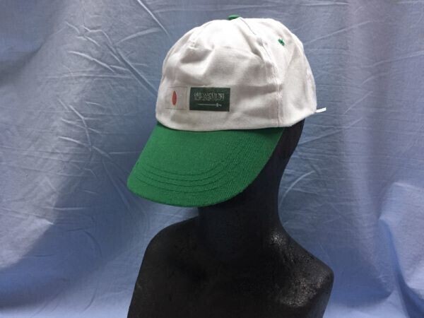 レトロ オールド スポーツ ストリート バイカラー 日本 ユーラシア エスニック アジャスターキャップ メンズ ベルクロ 白緑拍卖
