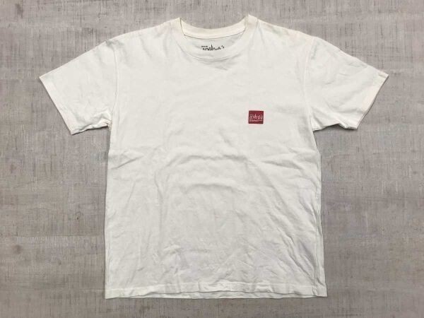 Manhattan Portage マンハッタンポーテージ ストリート 半袖Tシャツ メンズ 両面プリント コットン100% L 白拍卖