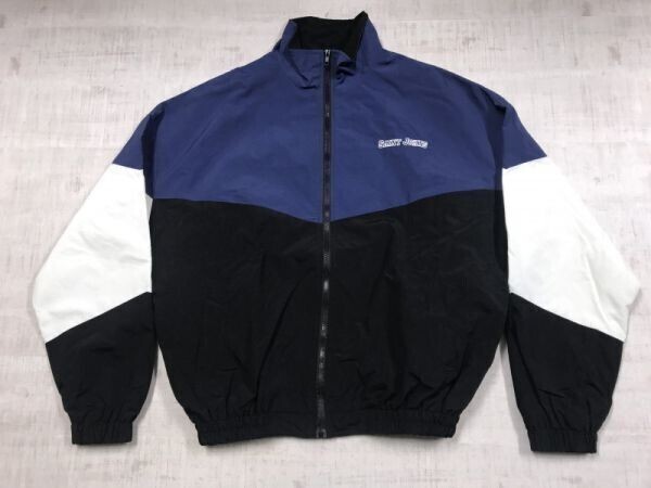 LOW&SLOW ローアンドスロー SAINT JOHNS ストリート スポーツ K-POP 配色切替 ジップアップ トラック ジャケット メンズ 青/黒/白拍卖