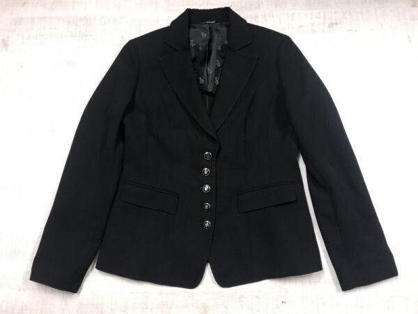 バレンザ スポーツ VALENZA SPORTS レトロ モード 5ボタン ショート丈 ブレザー テーラードジャケット レディース ポリエステル100% 40 黒拍卖