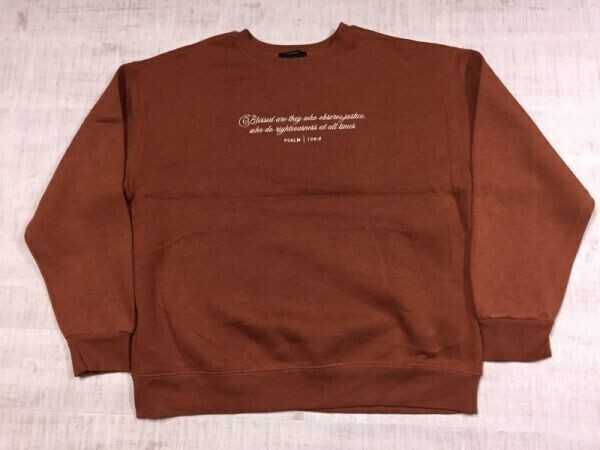 FOREVER21 フォーエバー21 ストリート ワイド クロップド スウェット トレーナー レディース 刺繍 M 茶色拍卖