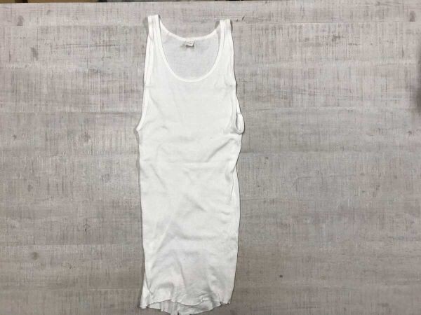 USA製 hockey ホッキー オールド アメカジ ワーク 古着 インナー ロング丈 タンクトップ メンズ XL 白拍卖