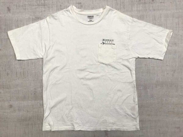 B:MING by BEAMS ビーミング by ビームス SNOOPY スヌーピー PEANUT ピーナッツ 半袖Tシャツ ポケT メンズ 両面プリント XL 白拍卖