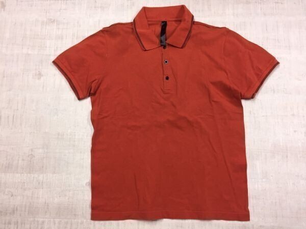 ダブルジェイケイ wjk ドメスティック ネオお兄系 フェアリーグランジ Y2K 00's 半袖ポロシャツ メンズ 日本製 L オレンジ拍卖