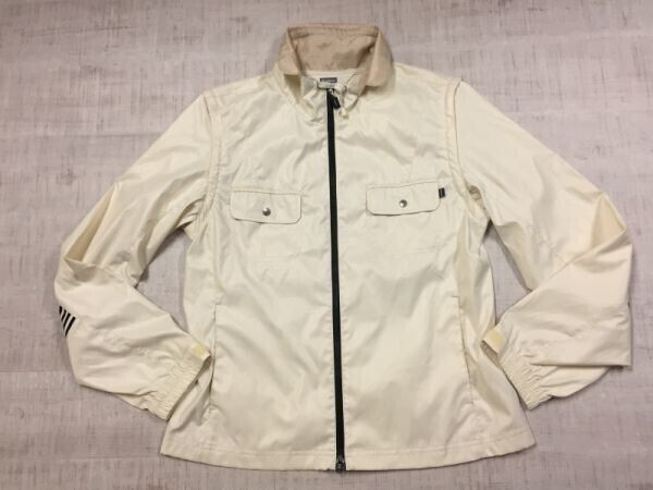 Kolwin コルウィン Japana ジャパーナ ゴルフ スポーツ ハイネック ブルゾン ジャケット レディース ポリエステル100% L ベージュ拍卖