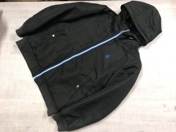 ILLS イルズ アウトドア アメカジ ストリート カレッジ 古着 パーカー 中綿 ジャケット メンズ 厚手 ポリエステル100% L 黒拍卖
