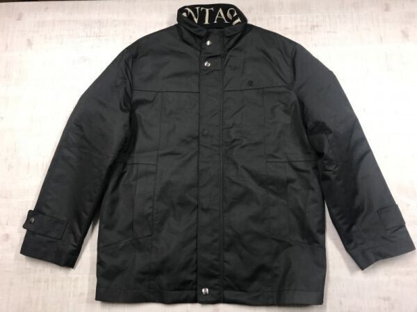 MONTAGUT ユーロ ラグジュアリー アウトドア スポーツ 古着 比翼 ハイネック ジャケット アウター メンズ ライナー付き 50 黒拍卖