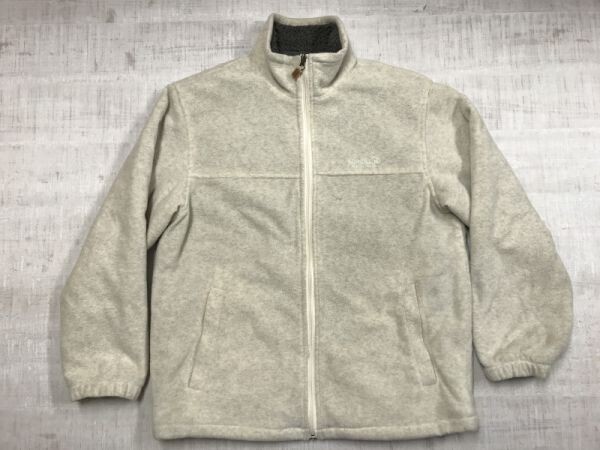 ファーストダウン FIRST DOWN active wear アウトドア ストリート古着 裏地ボア フリース ジャケット メンズ 裾ドローコード L アイボリー拍卖