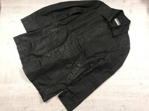 GENERAL WORKS MK HOMME ミシェルクラン MICHEL KLEIN アメカジ ヘリテージ Y2K 古着 モールスキン ステンカラーコート メンズ 46 グレー拍卖