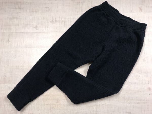 良品計画 無印良品 muji アーバン アウトドア タウンユース テーパード ボアフリース パンツ ボトムス メンズ M 紺 ポリエステル100%拍卖