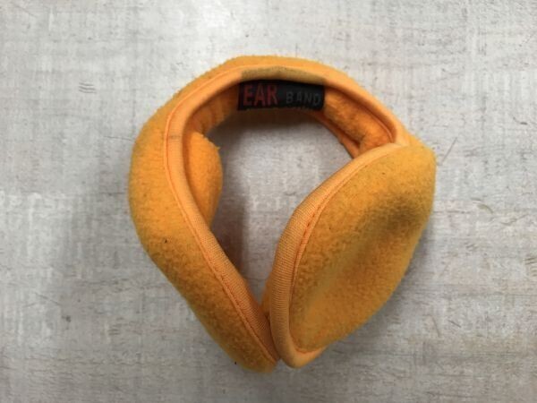 EAR BAND アウトドア ストリート 防寒具 イヤーマフ 差し色 アクセサリー 小物 フリース 耳当て イアーバンド 男女兼用 イエロー 黄色拍卖