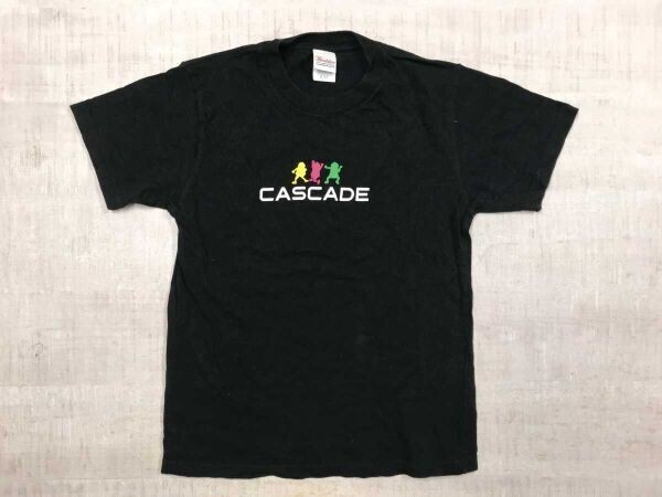CASCADE カスケード ええぢゃないか 2009 ライブ 平成レトロ 邦楽 ロック V系 グッズ 半袖Tシャツ コットン100% キッズサイズ150 黒拍卖