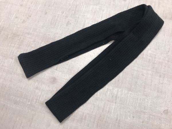 CHIL DERIC Ⅱ キルデリク ヴィジュアル系 ネオお兄系 Y2K コットンニット ストール マフラー メンズ 日本製 コットン100% 紺拍卖