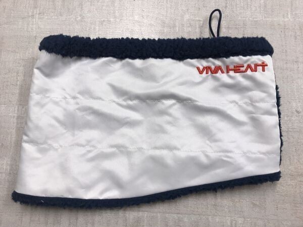 ビバハート VIVA HEART ドレスキャンプ DRESS CAMP ゴルフ GOLF スポーツ ドローコード付き ボアフリース ネックウォーマー メンズ 紺 白拍卖