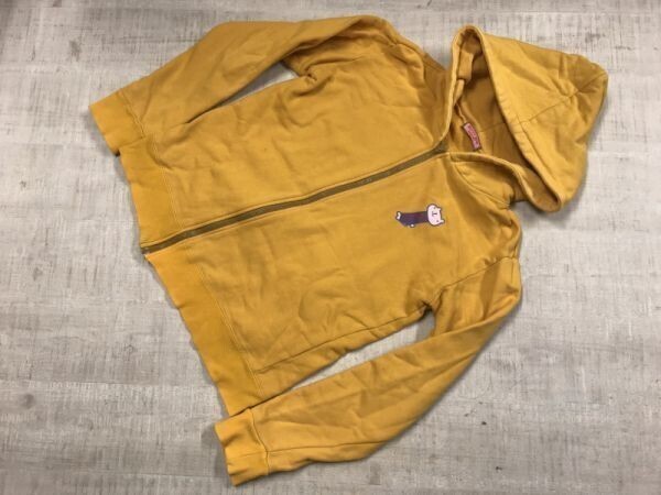 BETTY'S BLUE べティーズブルー SHINJI ABE キッズコア 古着 バックプリント有 ジップアップ スウェット パーカー レディース 9号拍卖