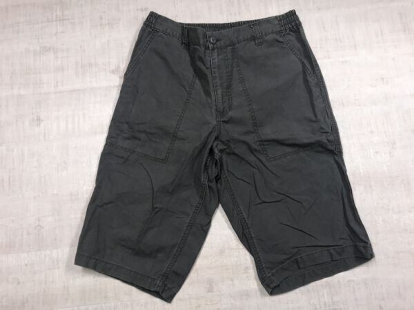 OTARIE ネオグランジ Y2K 00s ストリート ロック モード ショート ハーフ ベイカー パンツ メンズ ウエスト・ドローコード L グレー拍卖