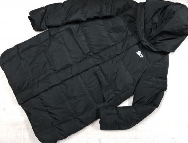 QIAODAN SPORTS スポーツ 共産ストリート アウトドア 中綿 ロング コート レディース ポリエステル100% 大きいサイズ XL 黒拍卖