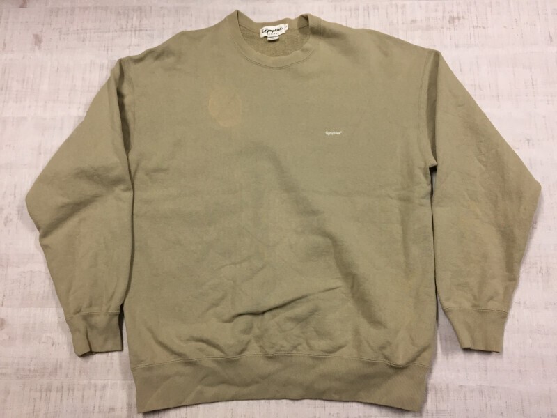 Gymphlex ジムフレックス TERRY アメカジ トラッド ロゴ刺繍 スウェットトレーナー メンズ 日本製 L ベージュ拍卖