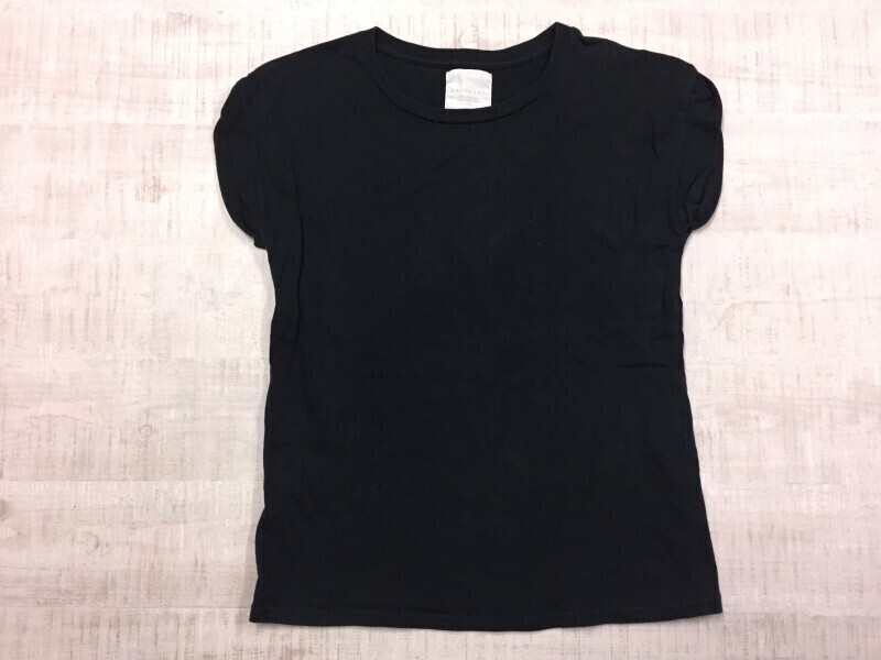 レイビームス Ray BEAMS フレンチスリーブ 半袖Tシャツ カットソー レディース 黒拍卖