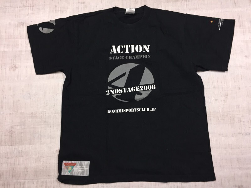 コナミスポーツクラブ Champion 17 seventeen verglebee製 ヘビーウェイト オールド 半袖Tシャツ カットソー メンズ L 黒拍卖