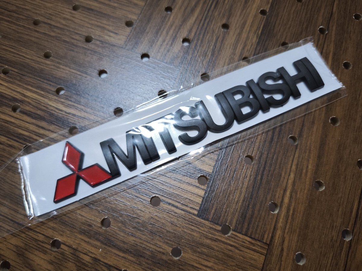 三菱 エンブレム マットブラック ABS■ランサー パジェロミニ デリカD5D2 ekワゴン エクリプスクロス アウトランダー ミラージュ RVR拍卖
