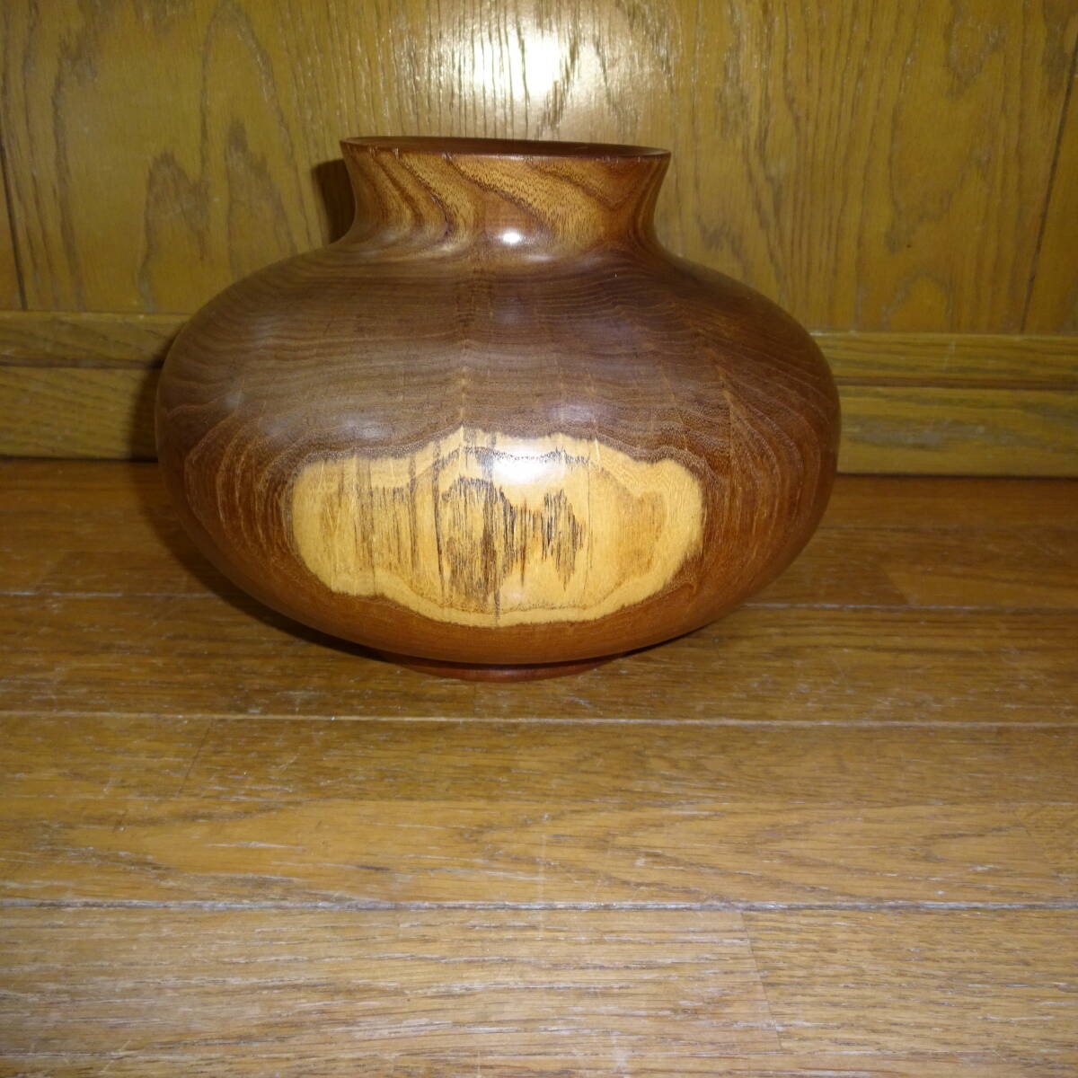 槐花入れ 槐花器 エンジュ天然木花器拍卖