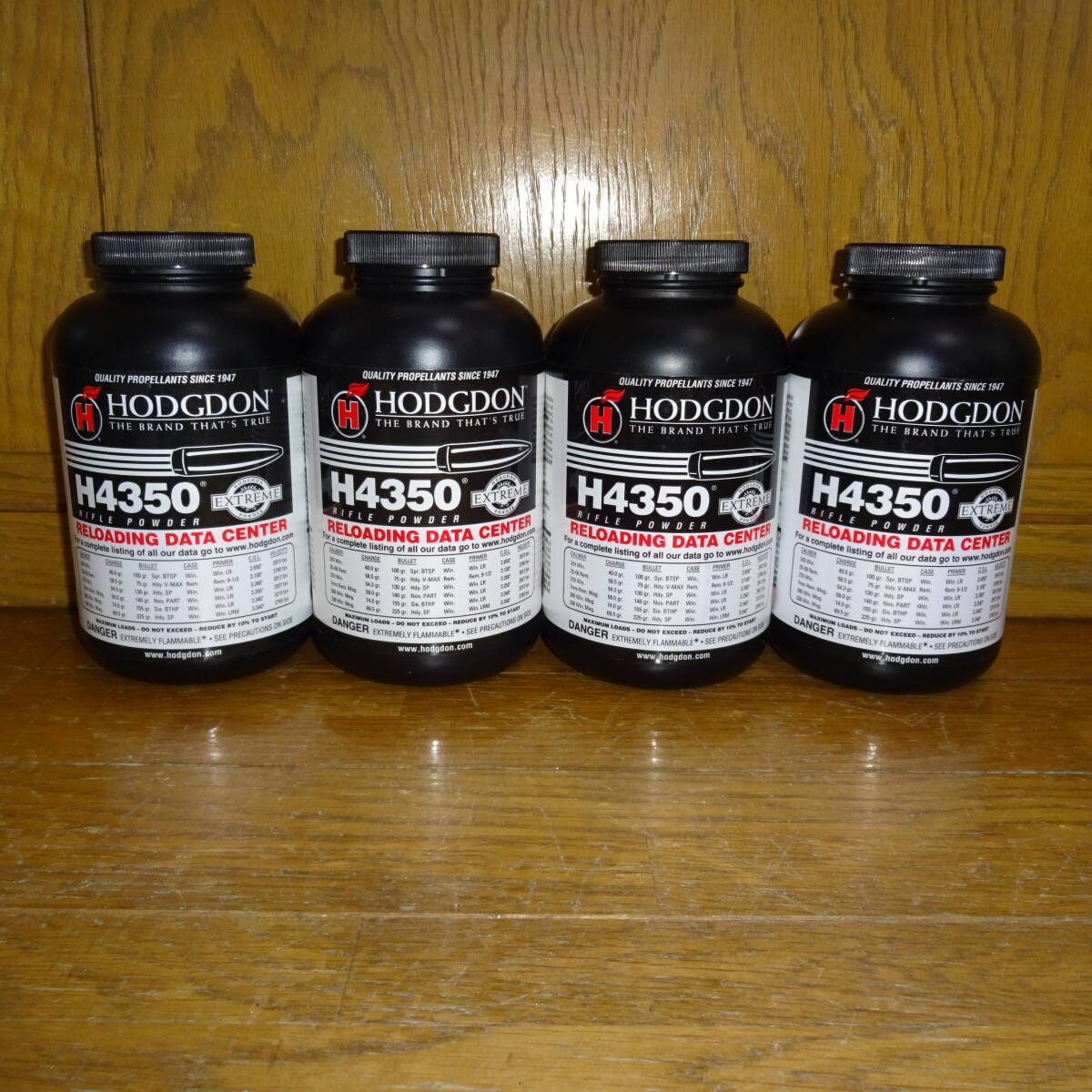 HODGDON空きボトル 火薬空きボトル4本 ホジドン・パウダーカンパニー拍卖