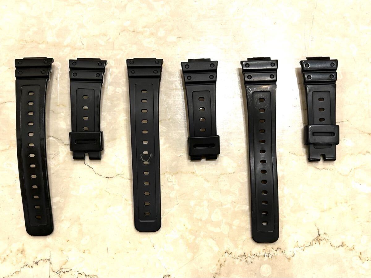 【中古】G-SHOCK DW-5600E ORIGIN / CASIO 純正ベルト3本セット拍卖