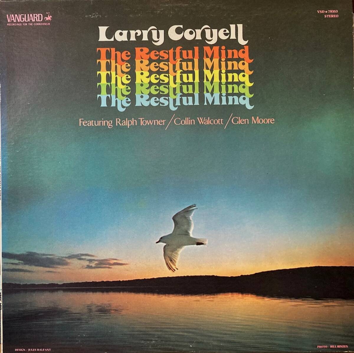 LP US盤 VANGUARD ラリー・コリエル/The Restful Mind(亡き王女のためのパヴァーヌ)拍卖