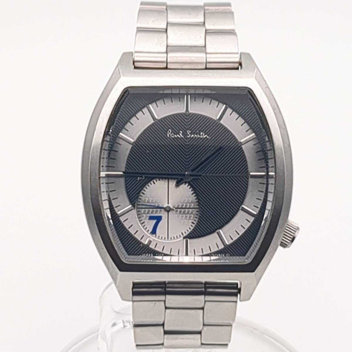 ポールスミス ナンバー7 スモールセコンド 1045-T019421 クオーツ メンズ 腕時計 ブラック文字盤 Paul Smith スモセコ ◆2005拍卖