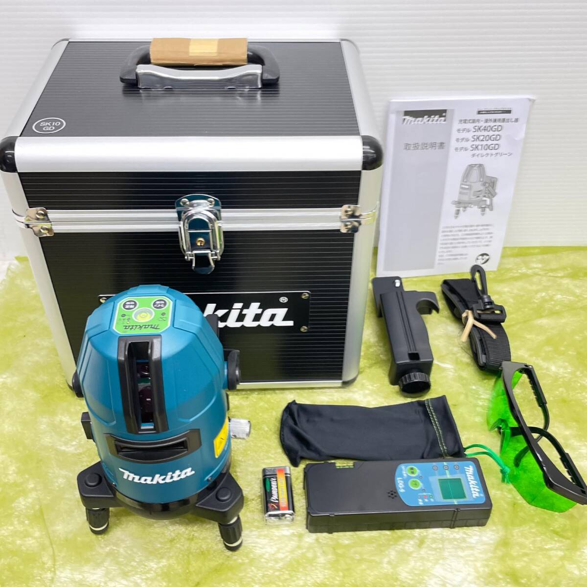 【未使用】 MAKITA SK10GD 10.8V 充電式屋内・屋外兼用墨出し器 グリーンレーザー バッテリー・充電器別売 マキタ ◆2011拍卖