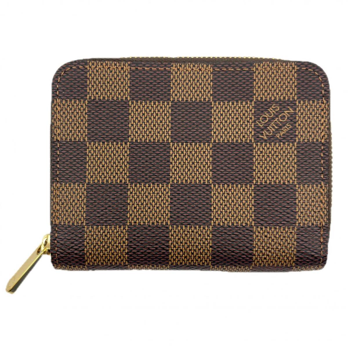 LOUIS VUITTON ルイ ヴィトン ジッピー コインパース N63070 ダミエ エベヌ ラウンドファスナー ◆2006拍卖