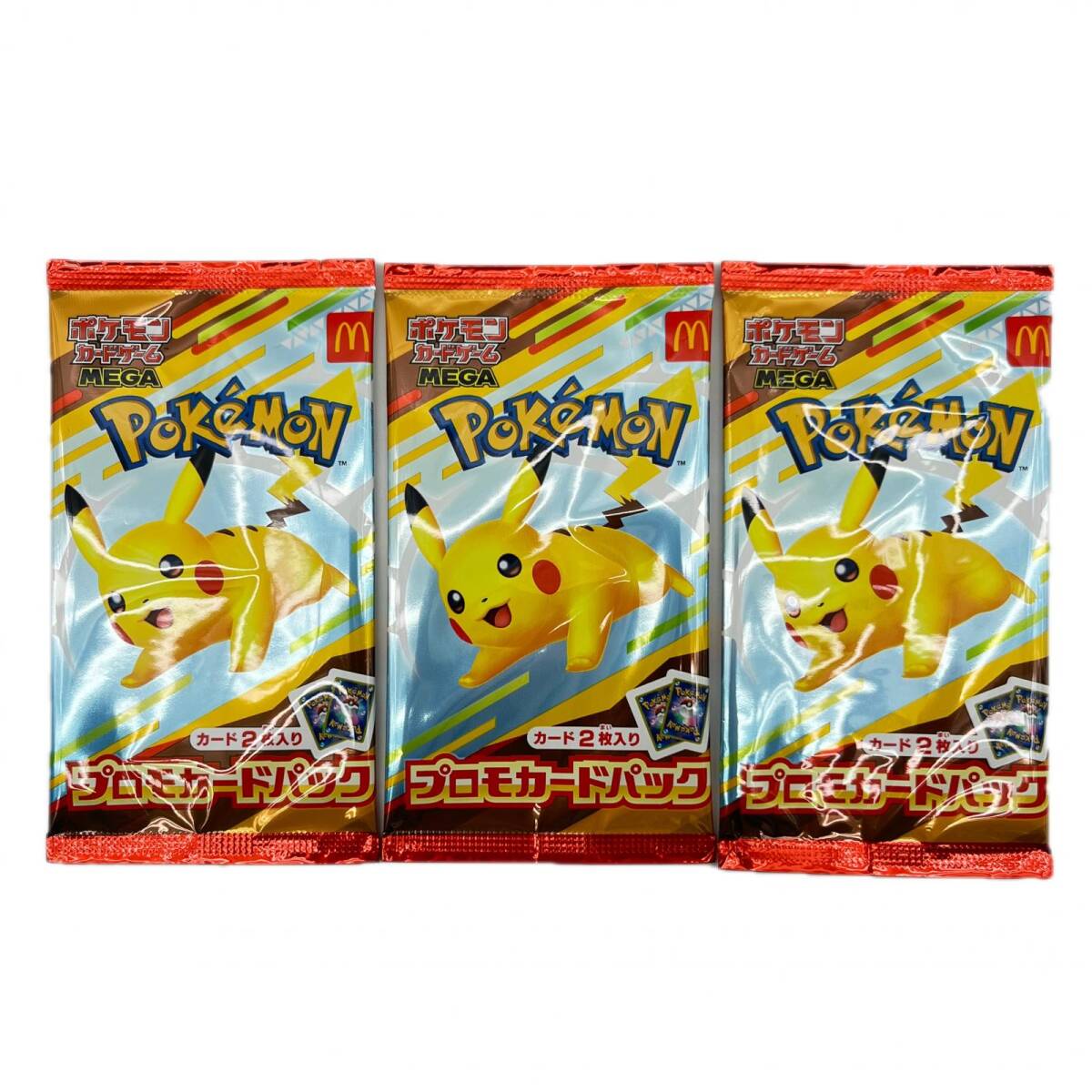 未開封品 ポケモンカードゲーム プロモカードパック 3セット マクドナルド ハッピーセット トレカ ◆2006拍卖