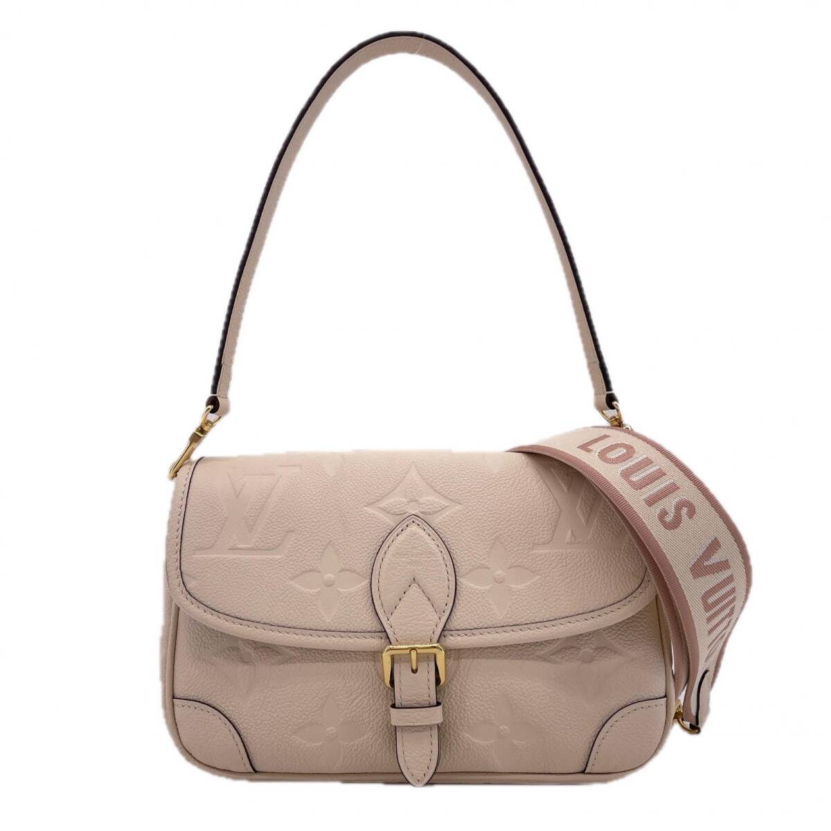 美品 ルイ・ヴィトン ショルダーバッグ ディアヌ モノグラム・アンプラント M46388 LOUIS VUITTON 箱・布袋付 ◆2008拍卖