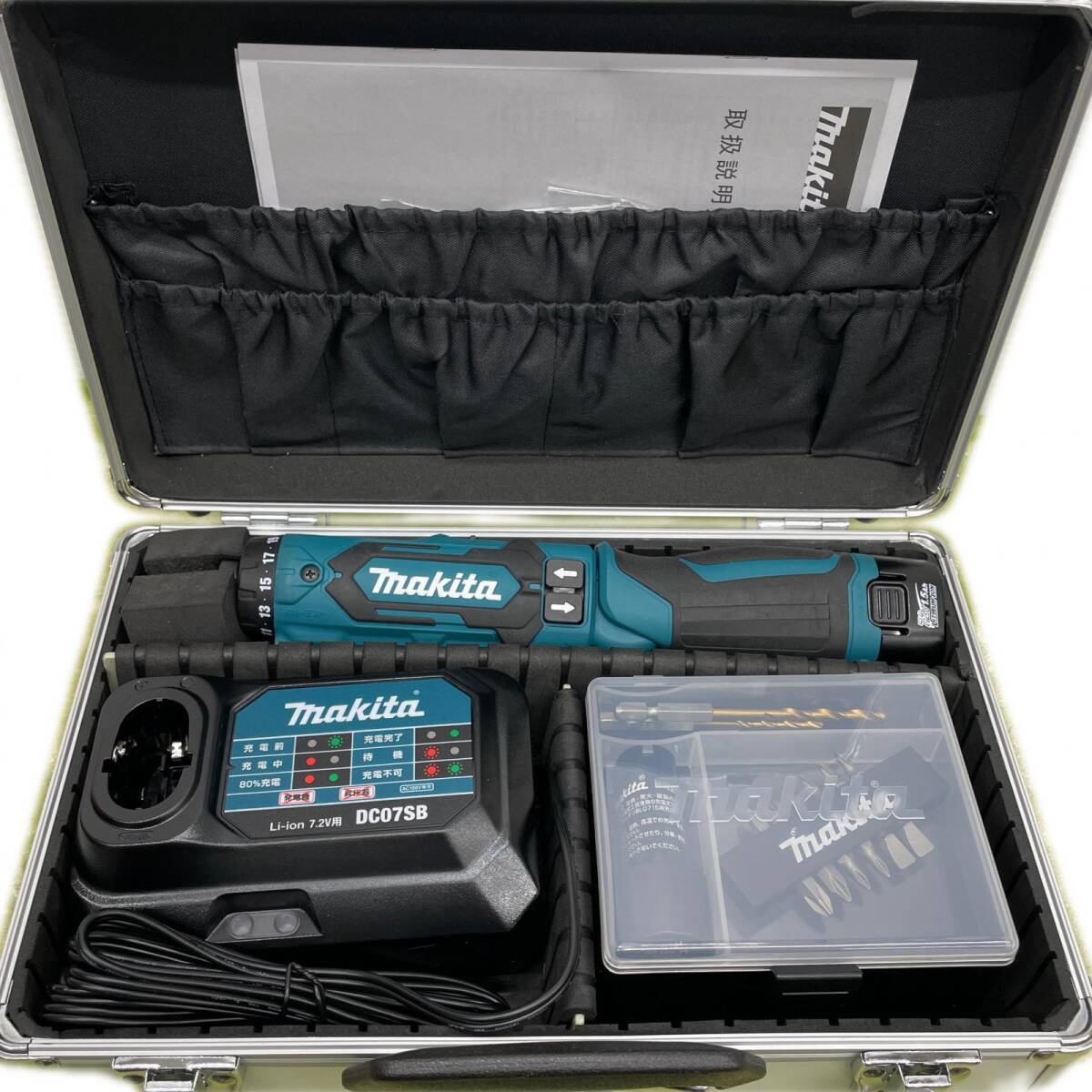【中古良品】 MAKITA DF012DSHX 充電式ペンドライバドリル 純正7.2V1.5Ahバッテリー2個 動作確認済 マキタ ◆2011拍卖